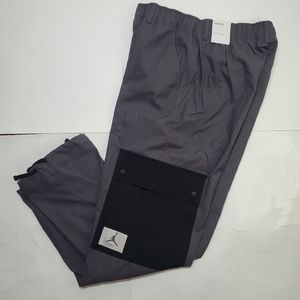 Women's Size Small Nike Jordan Essential Utility Cargo Pants Pocket Gray Jogger